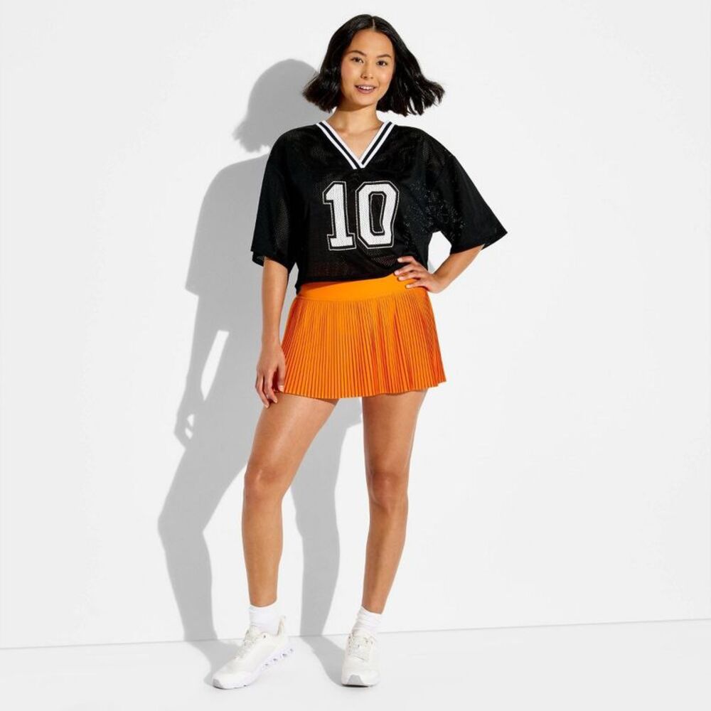 Women's Pleated Skort - JoyLab Orange S